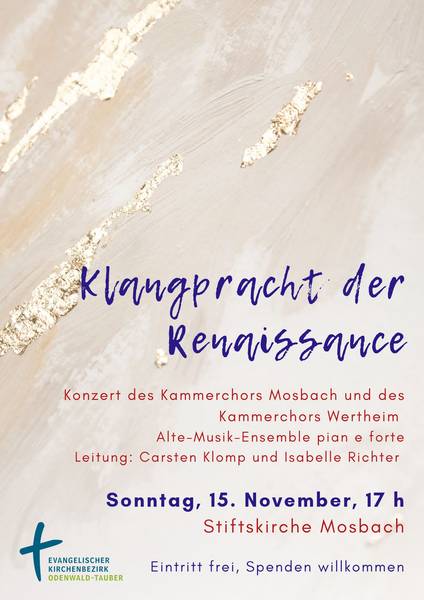 Quelle: Ev. Bezirkskantorat Mosbach - eingebettet von www.kirchenbezirk-mosbach.de