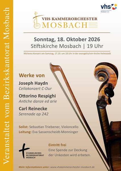 Quelle: VHS-Orchester Mosbach - eingebettet von www.kirchenbezirk-mosbach.de