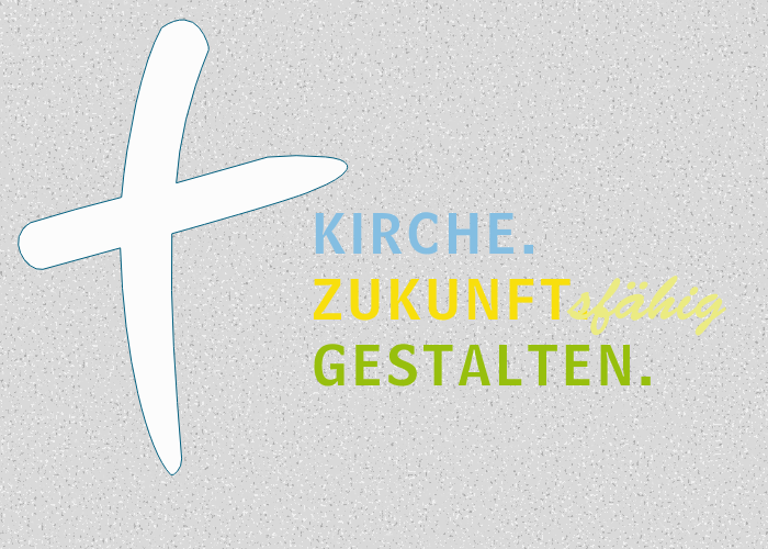 Logo: Kirche.Zukunft-sfähig.Gestalten.